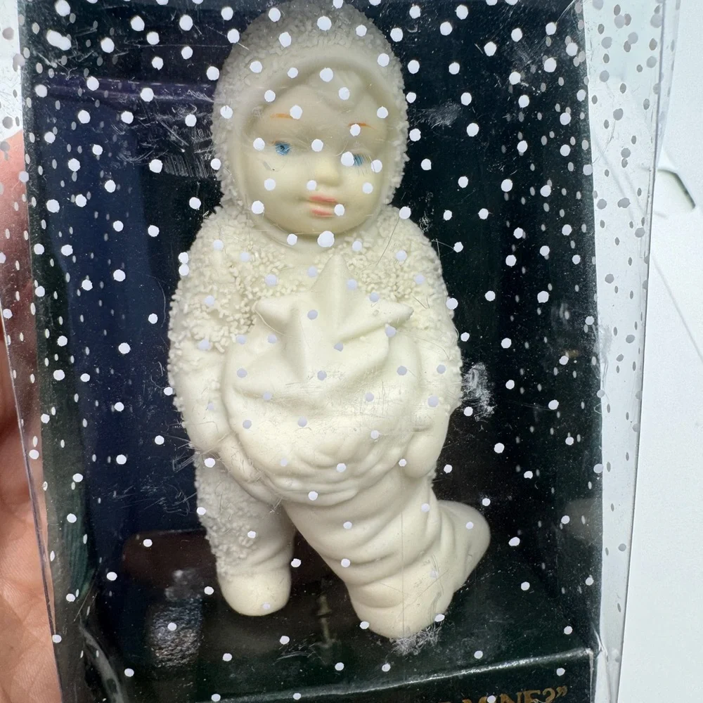 Vintage 80s Snowbabies‎ Are All These Mine Boxed Dept 56 Baby Christmas Stocking